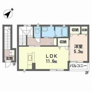 グラントワ【0201号室】の間取り