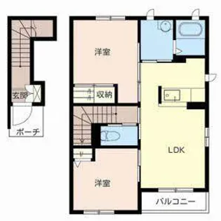 シャーメゾンi【0203号室】の間取り
