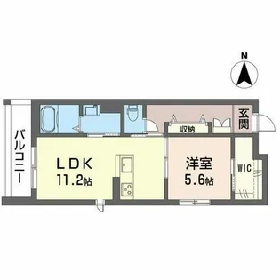 ハルミエール II【0202号室】の間取り