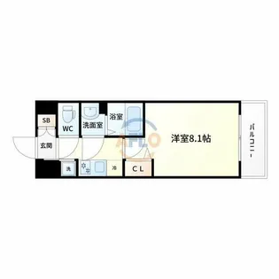 サムティ上新庄レジデンス【3階】の間取り
