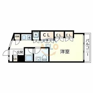 アバンティ深江S【4階】の間取り