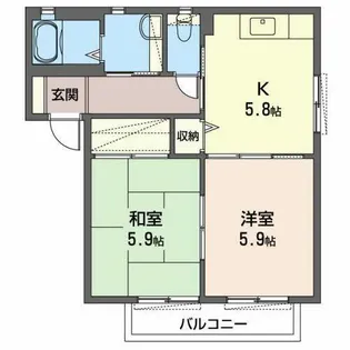 シーサイドAT【0202号室】の間取り