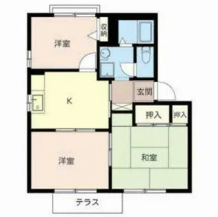 ミズホ・ハイツ【B102号室】の間取り