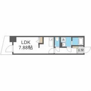 グランパシフィック玉出【3階】の間取り