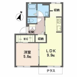 狭山サンハイツ【0103号室】の間取り
