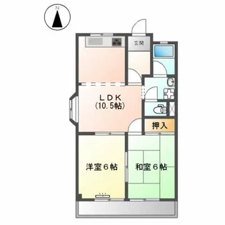 ヨーロピアンシティMO【3階】の間取り