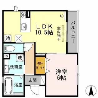 セゾン ソレイユ【1階】の間取り