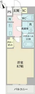 コントレイルりんくう常滑【1階】の間取り