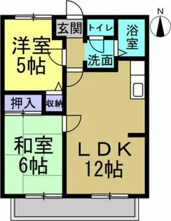 ハッピーヒル【105号室】の間取り