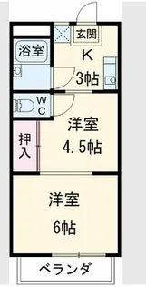レジデンス21【101号室】の間取り