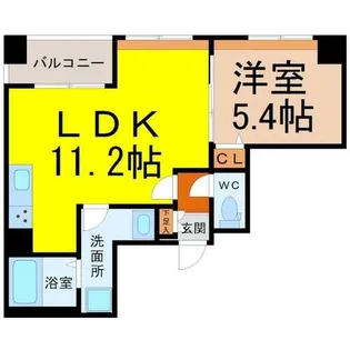 リュミアン堀田テラス【4階】の間取り