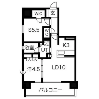 ミュプレ上前津【14階】の間取り