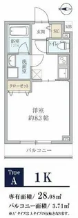 Storia茨木新庄【2階】の間取り