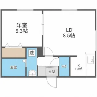 Ajelm【3階】の間取り