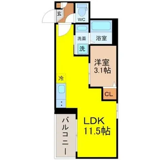 Jack koshinⅣ【1階】の間取り