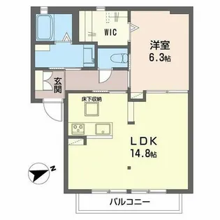 エンコウジ A【0102号室】の間取り