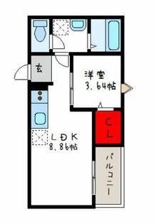 F+style八尾北久宝寺【1階】の間取り