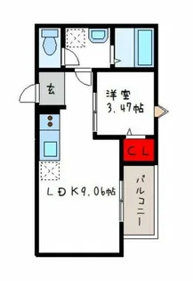 F+style八尾北久宝寺【3階】の間取り