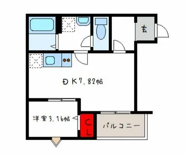 F+style八尾北久宝寺【3階】の間取り