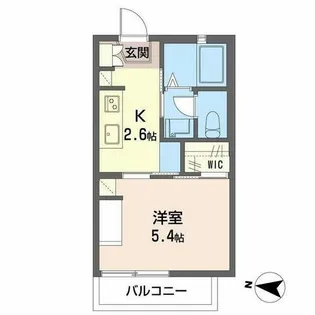 フレグランス桃山【0205号室】の間取り