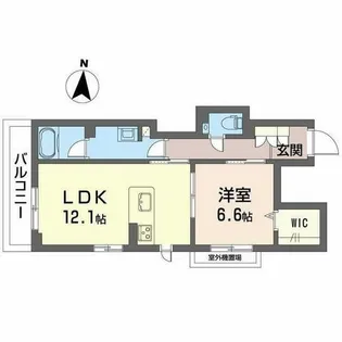 シャーメゾン 西ノ京【2階】の間取り