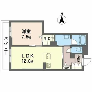 ヴェスプッチ 二条城【0303号室】の間取り