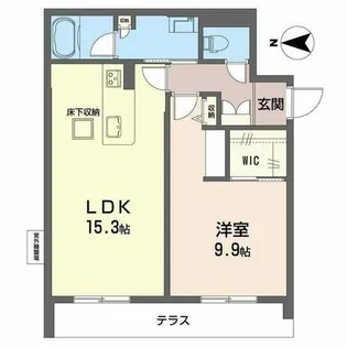 シャーメゾン 太秦天神川【1階】の間取り