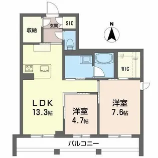 惣【0403号室】の間取り