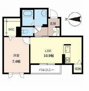 栗栖 KITAYAMA【0302号室】の間取り