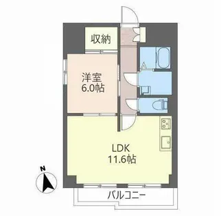 CORT UESHO【0603号室】の間取り