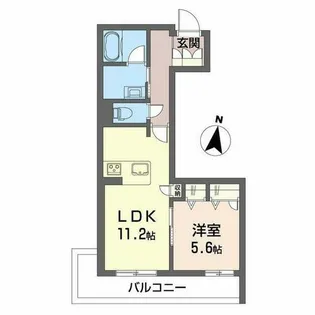 クオレール はな【2階】の間取り