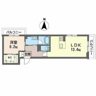 シャーメゾン なごみ【0302号室】の間取り