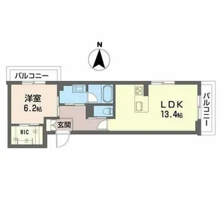 シャーメゾン なごみ【2階】の間取り