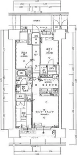 大阪ベイレジデンス【15階】の間取り