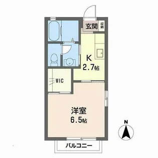 ジョイハウスB棟【2階】の間取り