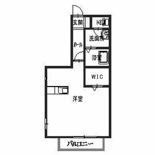 メゾン綾小路【0201号室】の間取り