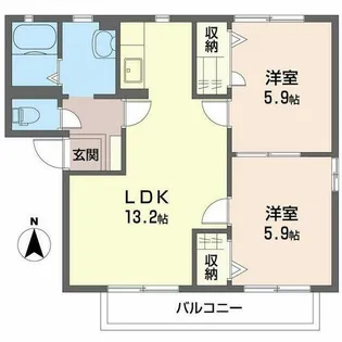 SIRAHAE【2階】の間取り