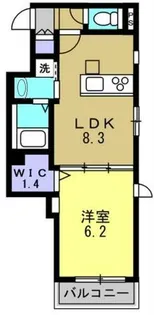 Granate西宮【303号室】の間取り