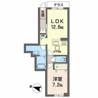 サン ビレッジ【1階】の間取り