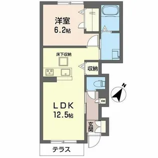 シャーメゾン SHUII【1階】の間取り