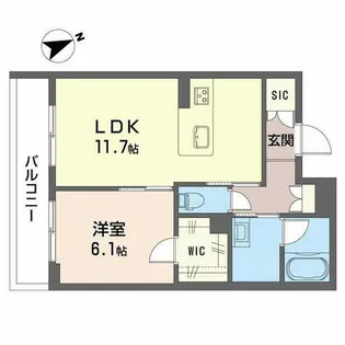 シャーメゾン ノア【0202号室】の間取り