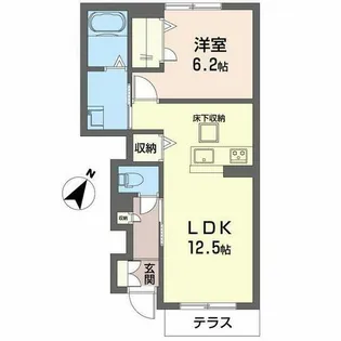 シャーメゾン SHUII【1階】の間取り