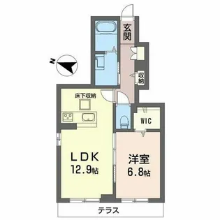 サン ビレッジ【1階】の間取り