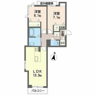 シトリネ【3階】の間取り