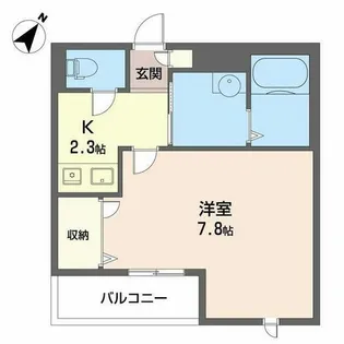 C´est La Vie・M【0202号室】の間取り