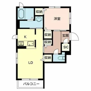 prendre kamino【0203号室】の間取り