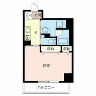 シティポケット【0402号室】の間取り