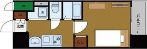プレサンス難波元町【3階】の間取り