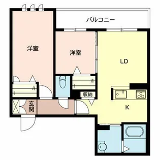 ShaMaison LUNAI【0201号室】の間取り