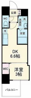 セレニテフラン西天満アリエ【10階】の間取り